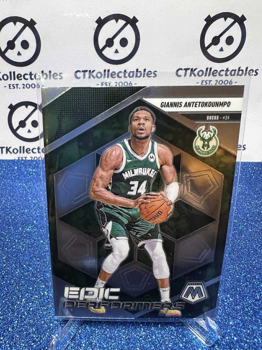 2024-25 Panini Mosaic Epic Performers #7 Giannis Antetokounmpo Milwaukee Bucks