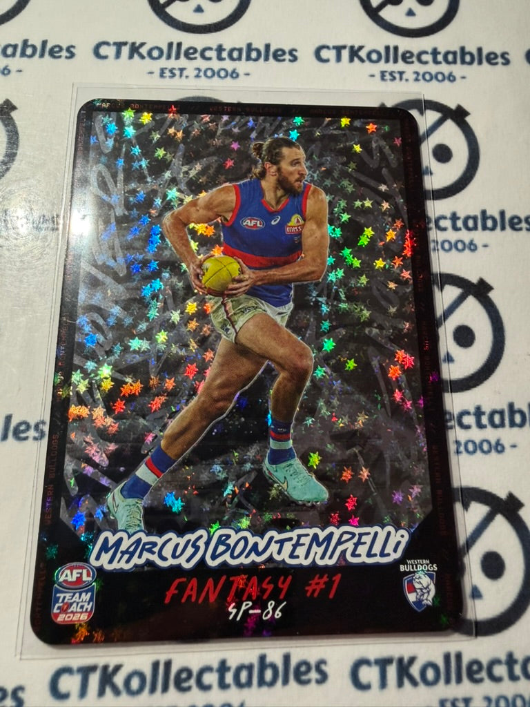 2026 Teamcoach AFL Star Powers Marcus Bontempelli #SP-86 Bulldogs