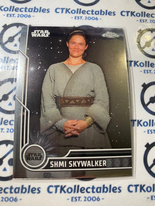 2023 Topps Chrome Star Wars - # 63 Shmi Skywalker Chrome Base Card