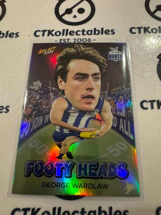 2025 AFL Footy Stars Footy Heads George Wardlaw FH72 Kangaroos