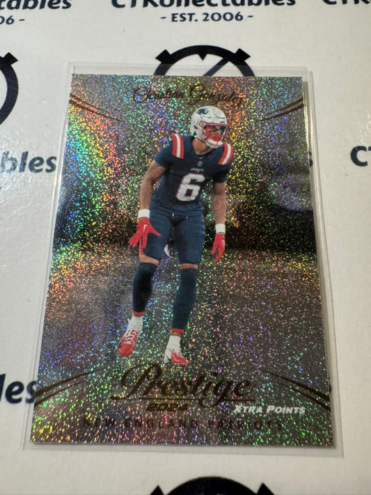 2024 NFL Prestige Dots Xtra Points #205 Christian Gonzalez New England Patriots