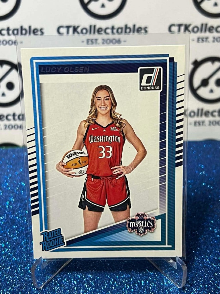 2025 Panini Donruss WNBA Rated Rookie #97 Lucy Olsen Washington Mystics