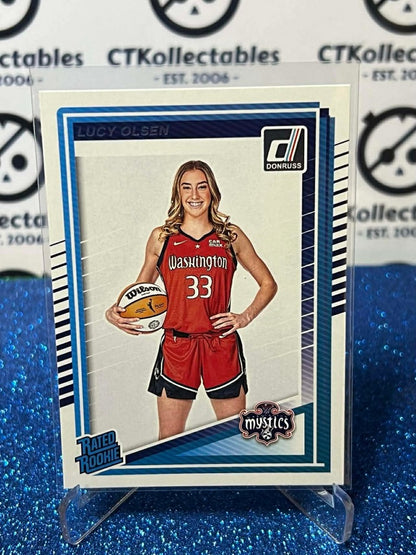2025 Panini Donruss WNBA Rated Rookie #97 Lucy Olsen Washington Mystics