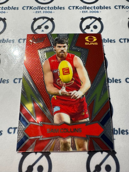 2025 AFL Footy Stars Thunderbolt LT100 Sam Collins Suns