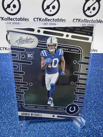 2024 NFL Panini Absolute Rookie RC #151 Adonai Mitchell Indianapolis Colts