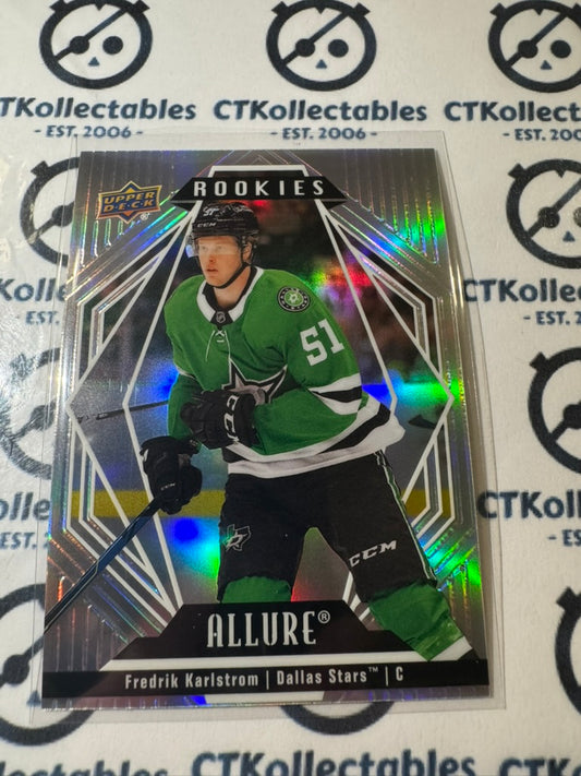 2022-23 Upper Deck Allure Rookies - #113 Fredrik Karlstrom Rookies stars