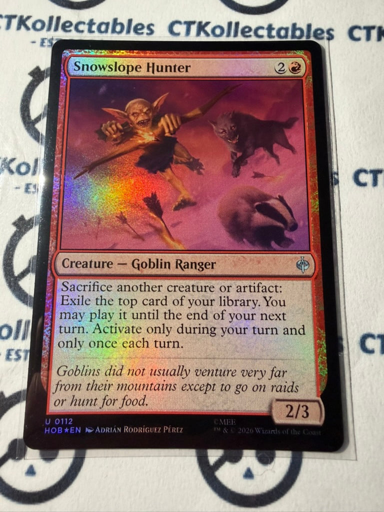 Snowslope Hunter Foil #0112 MTG The Hobbit Foil TCG