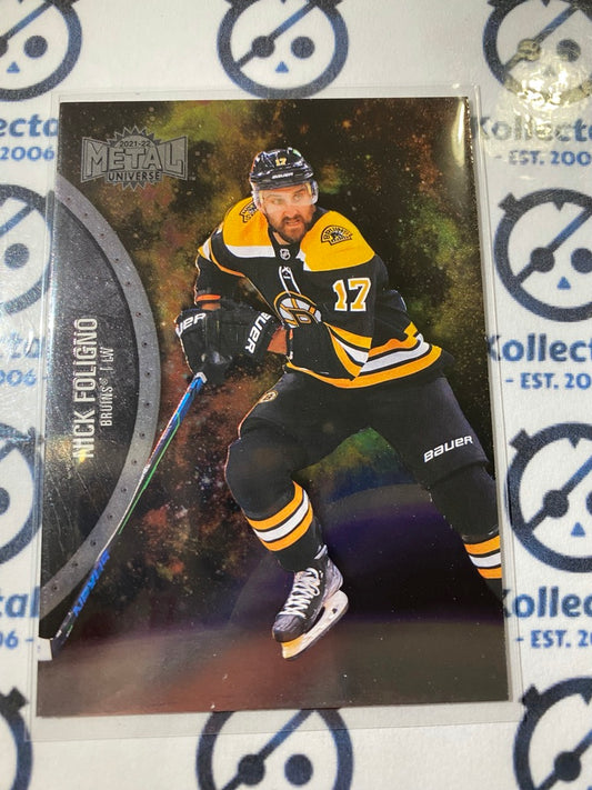 2021/22 Skybox NHL Metal Universe Base Nick Foligno #86 Bruins