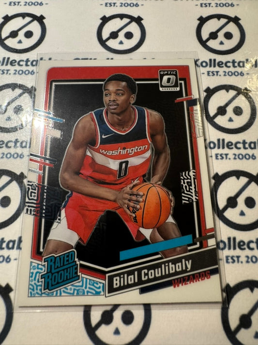 2023-24 NBA Donruss Optic Bilal Coulibaly Rated Rookie #243 Wizards