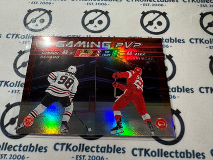 2024-25 Upper deck Hockey Series 1 Connor Bedard/Alex Debrincat Gaming PVP GPVP5