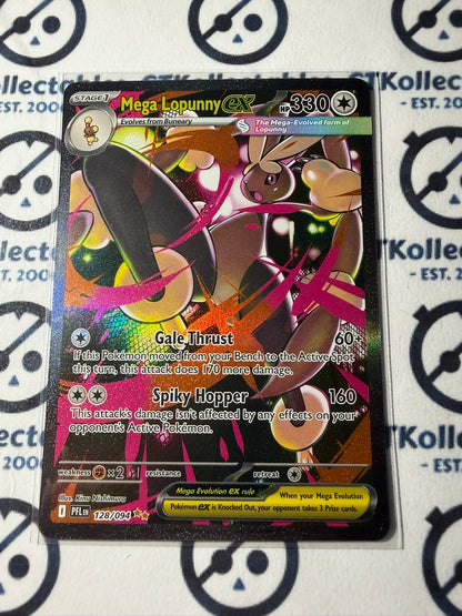 Mega Lopunny EX Full Art #128/094 Phantasmal Flames Pokemon