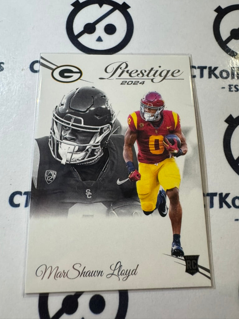 2024 NFL Prestige Rookie Card #381 MarShawn Lloyd Green Bay Packers