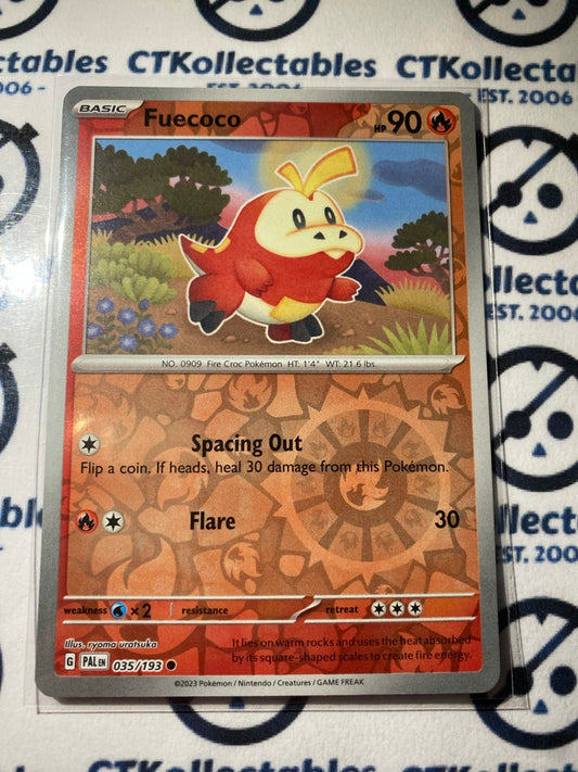 Fuecoco Reverse Holo #035/193 2023 Paldea Evolved Pokemon Card