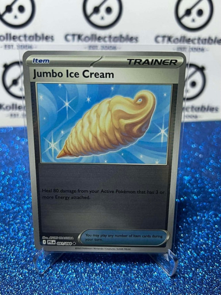 Jumbo Ice Cream Reverse Holo 091/094 Phantasmal Flames Pokemon