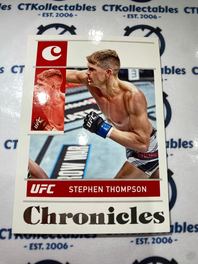 2022 UFC Panini Chronicles Base #16 Stephen Thompson - Welterweight