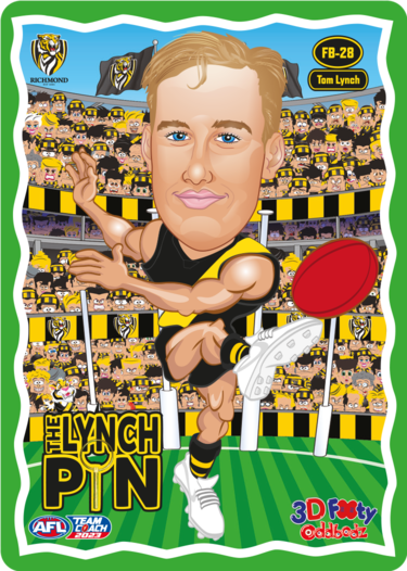 2023 AFL Teamcoach Tom Lynch footy Oddbodz FB-28 Tigers