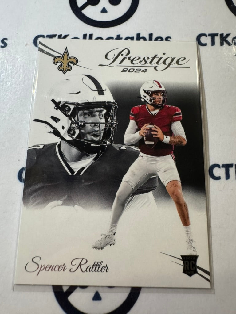 2024 NFL Prestige Rookie Card #359 Spencer Rattler New Orleans Saints
