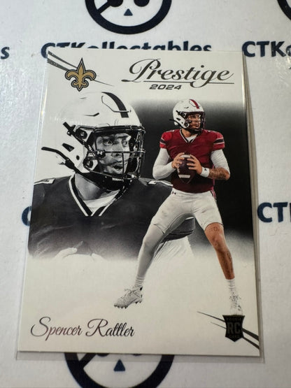 2024 NFL Prestige Rookie Card #359 Spencer Rattler New Orleans Saints