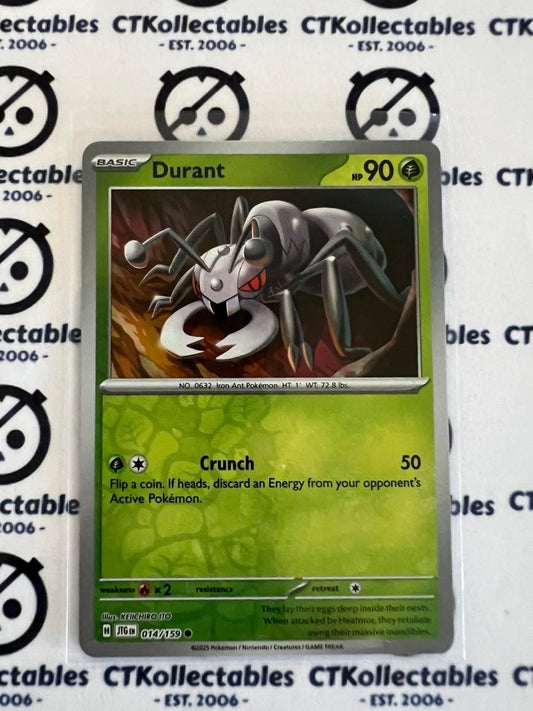 Durant Reverse Holo #014/159 Journey Together Pokemon Card TCG
