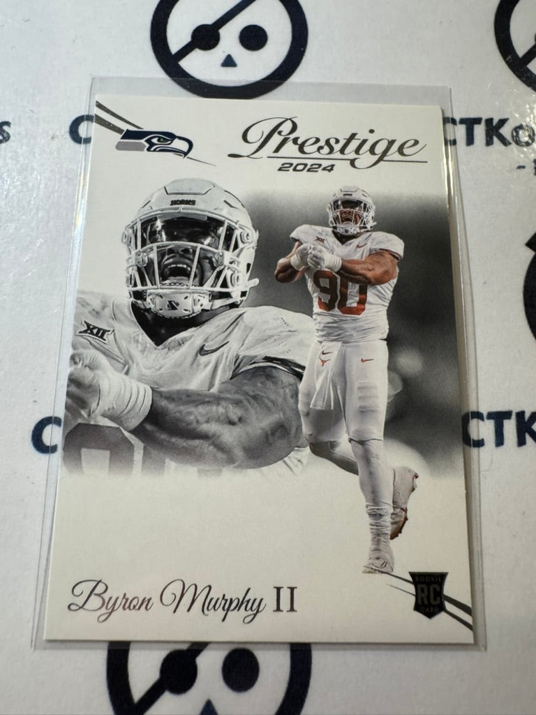 2024 NFL Prestige Rookie Card #319 Byron Murphy II Seattle Seahawks