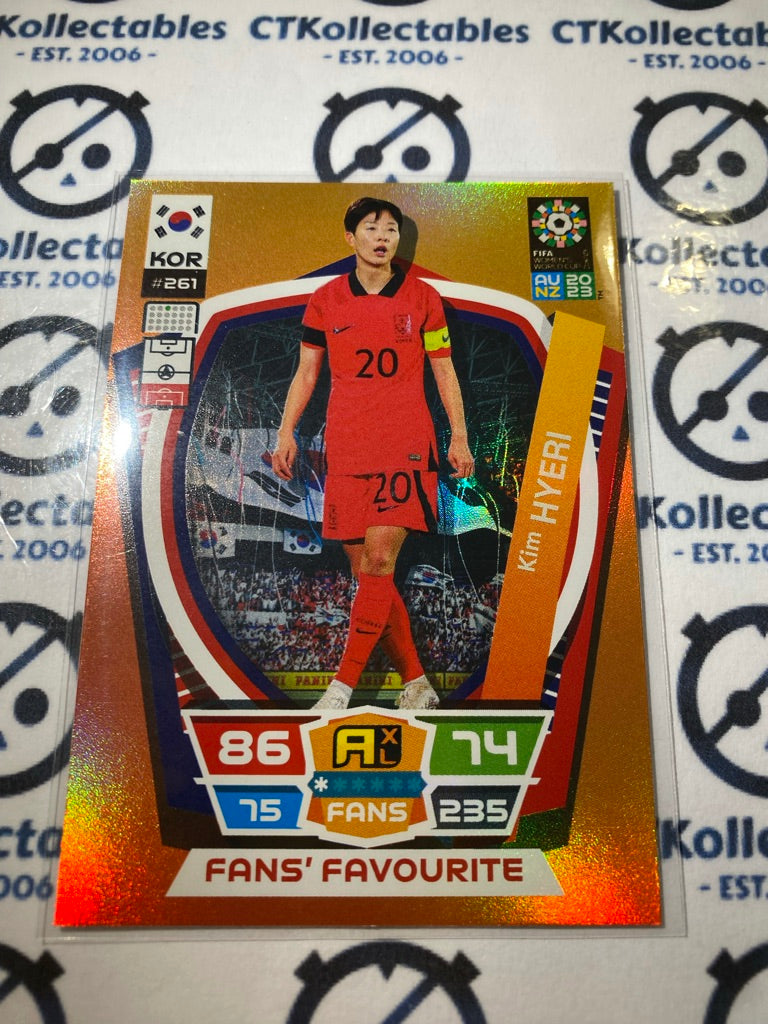 2023 FIFA WWC Adrenalyn Kim Hyeri Fans' Favourite #261 KOR