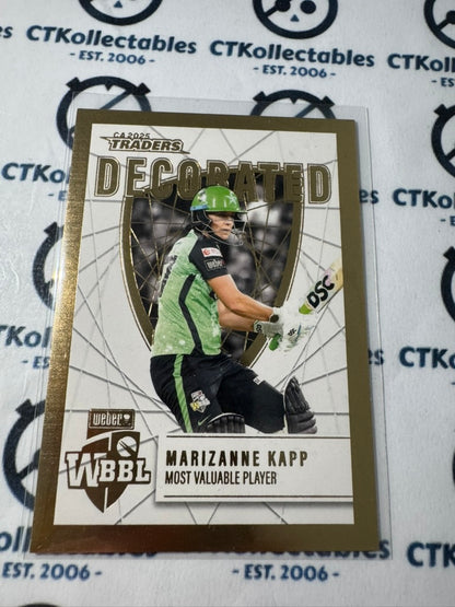2025/26 CA Cricket Traders Marizanne Kapp DECORATED D23/30