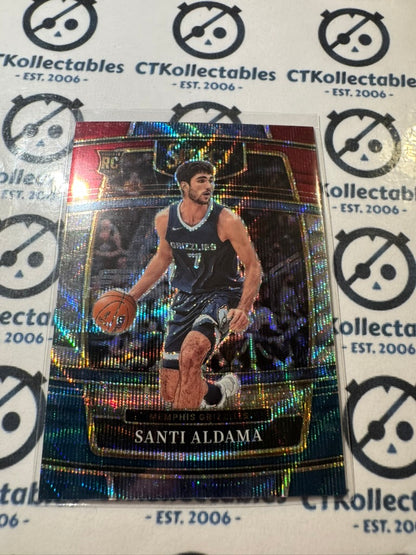 2021-22 NBA Select Santi Aldama Red White Blue Wave Prizm Concourse #64