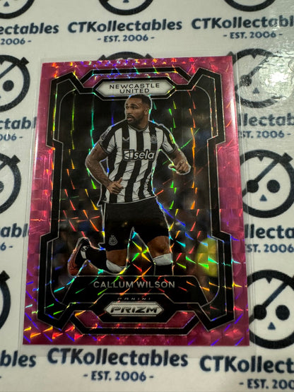 2023-24 Prizm Premier League Soccer Callum Wilson #70 Pink Mosaic Prizm