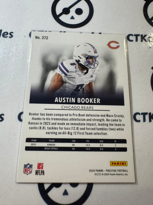 2024 NFL Prestige Rookie Card #372 Austin Booker Chicago Bears