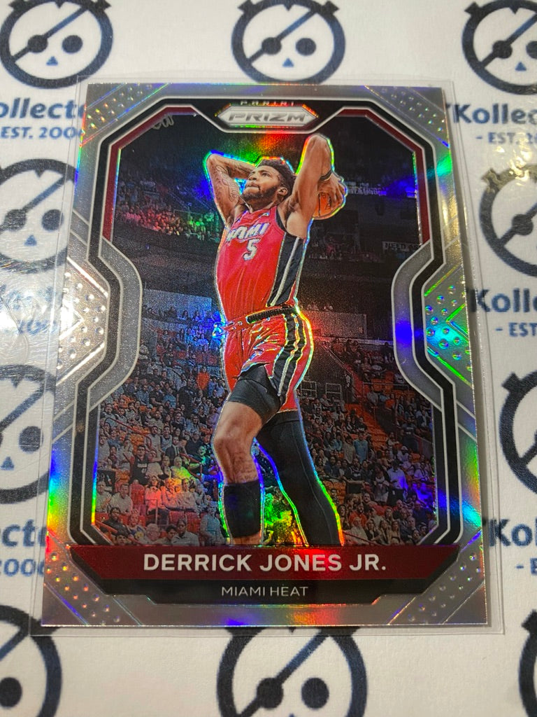 2020-21 Panini NBA Prizm Derrick Jones Jr. Silver Prizm #55 Heat