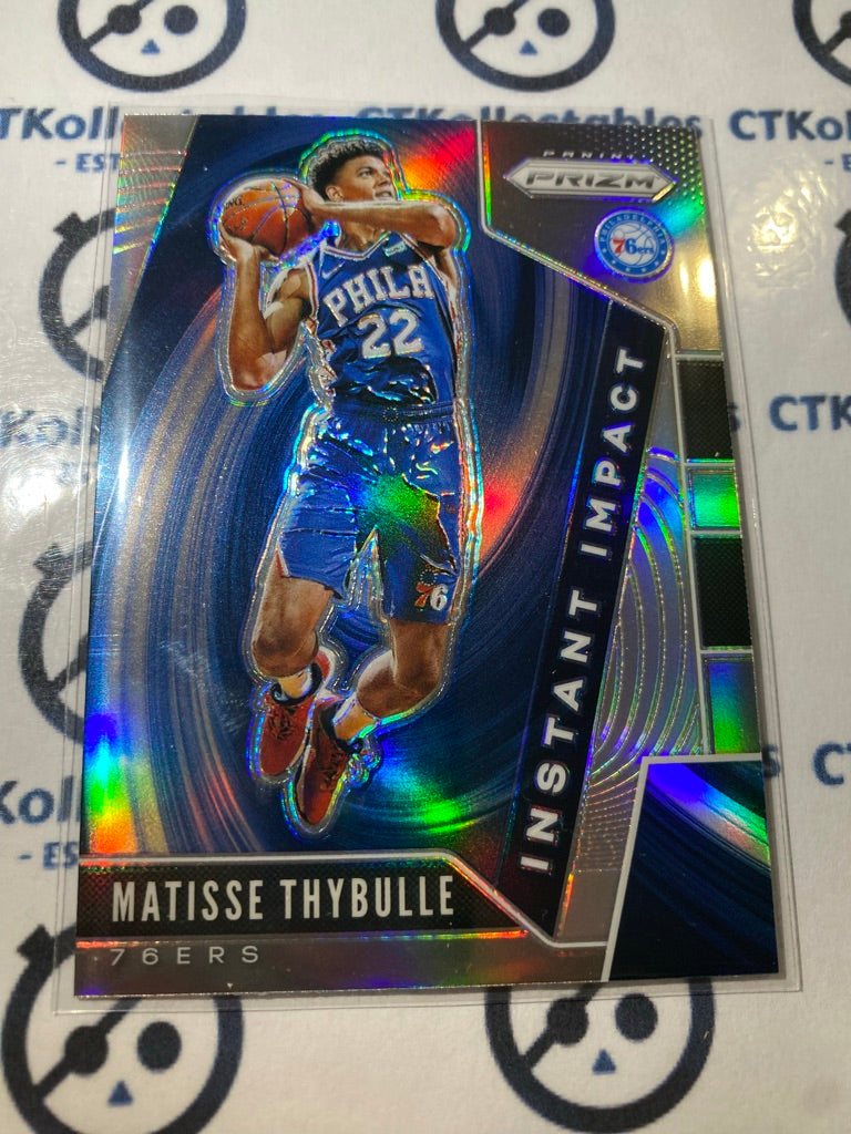 2019-20 Panini NBA Prizm Matisse Thybulle Instant Impact Rookie Silver Prizm #15