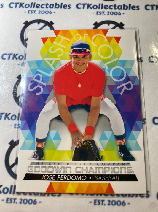 2022 Upper Deck Goodwin Champions Jose Perdomo Splash Of Color #112