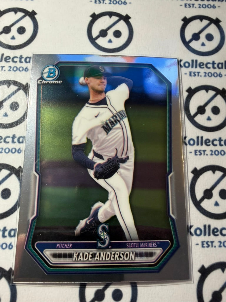 2026 Bowman Chrome Prospects BCP-19 Kade Anderson Seattle Mariners