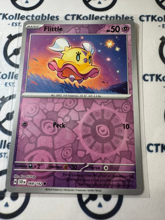 Flittle Reverse Holo #068/142 Stellar Crown Scarlet & Violet Pokemon