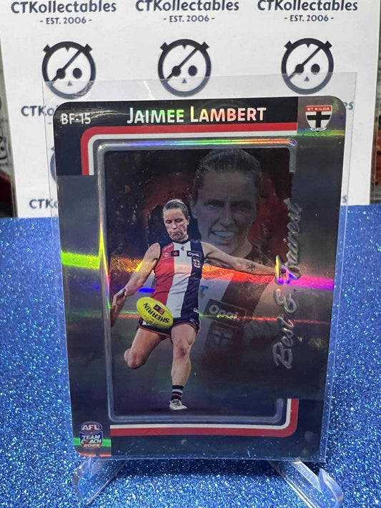 2025 AFLW TEAMCOACH JAIMEE LAMBERT SILVER BEST & FAIREST #BF-15 SAINTS
