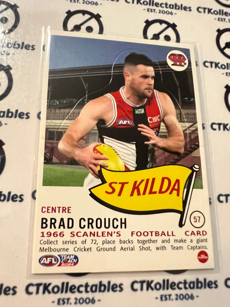 2024 AFL Teamcoach Scanlens Die-Cut Brad Crouch #57 Saints