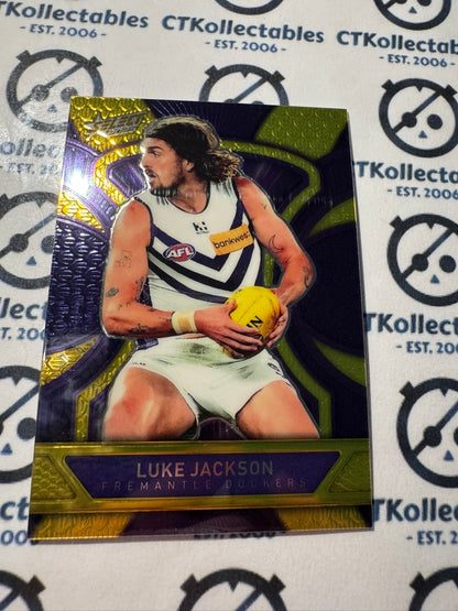 2025 AFL Footy Stars Luminous Luke Jackson Dragon Scales #639/799 Dockers LD67