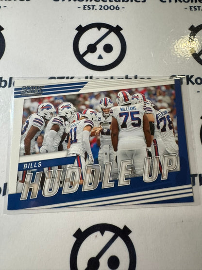 2022 NFL Panini Score Huddle Up #HU-15 Buffalo Bills