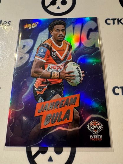 2026 Select NRL League Heroes BANG #B97 Jahream Bula Tigers