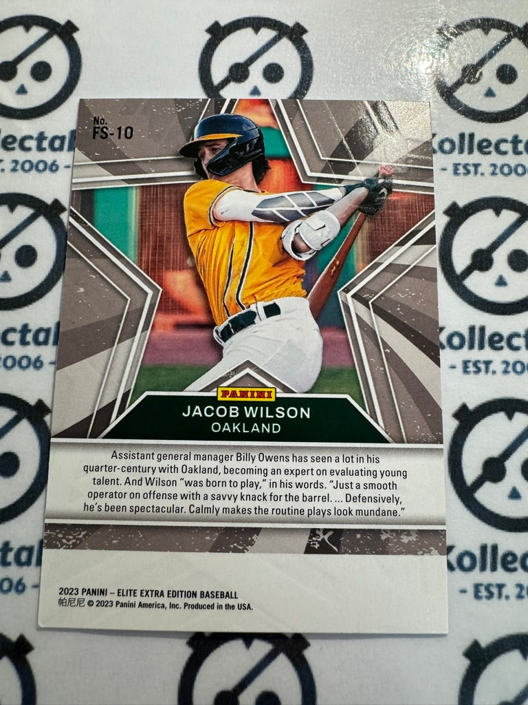 2023 Panini Baseball Elite Extra Jacob Wilson Future Star Status #FS-10