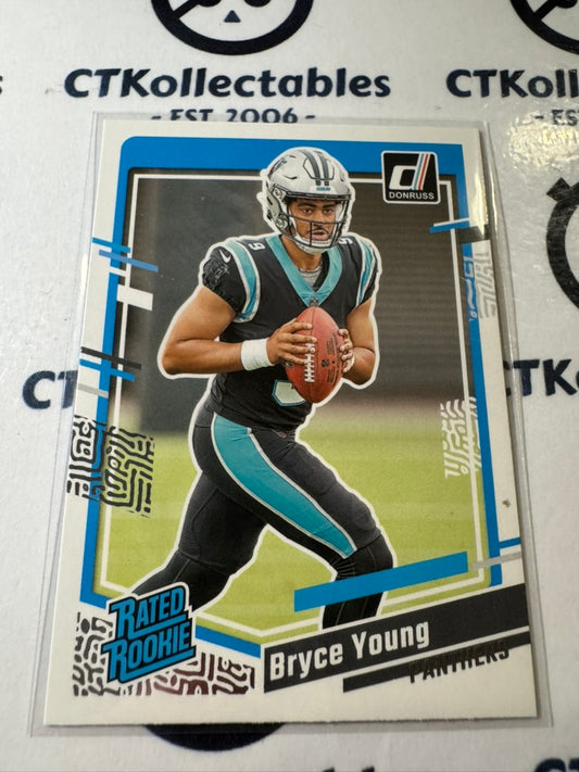 2023 NFL Panini Donruss Rated Rookie #311 Bryce Young Carolina Panthers