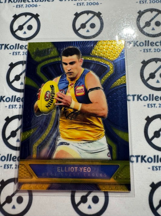 2025 AFL Footy Stars Luminous Elliot Yeo Dragon Scales #138/799 Eagles