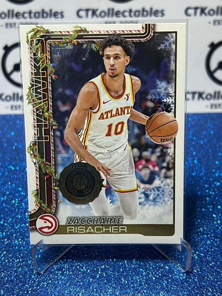 2025-26 Topps Holiday NBA #H49 Zaccharie Risacher Atlanta Hawks