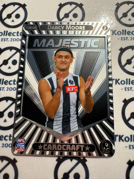 2025 AFL Teamcoach Darcy Moore Majestic Card craft #2 CCM-04 Magpies