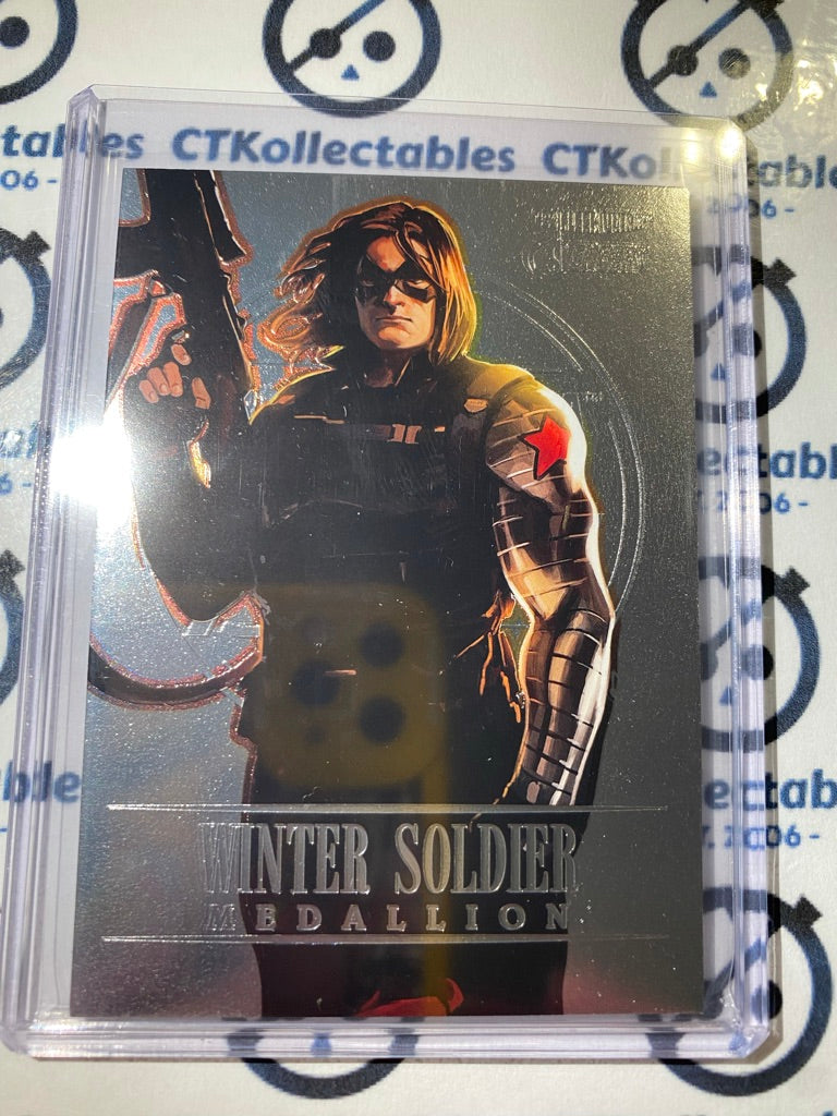 2022 Fleer Ultra Avengers Medallion "Winter Soldier" M-50 Avengers