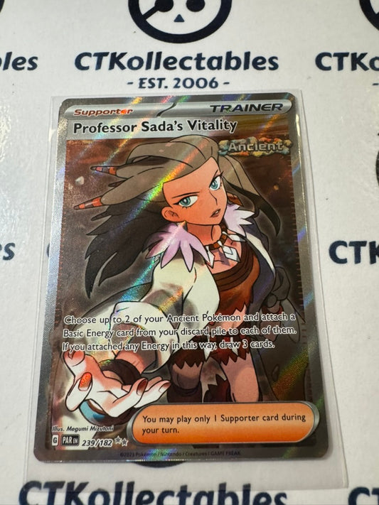 Professor Sada's Vitality Full Art #239/182 2023 Paradox Rift Pokémon