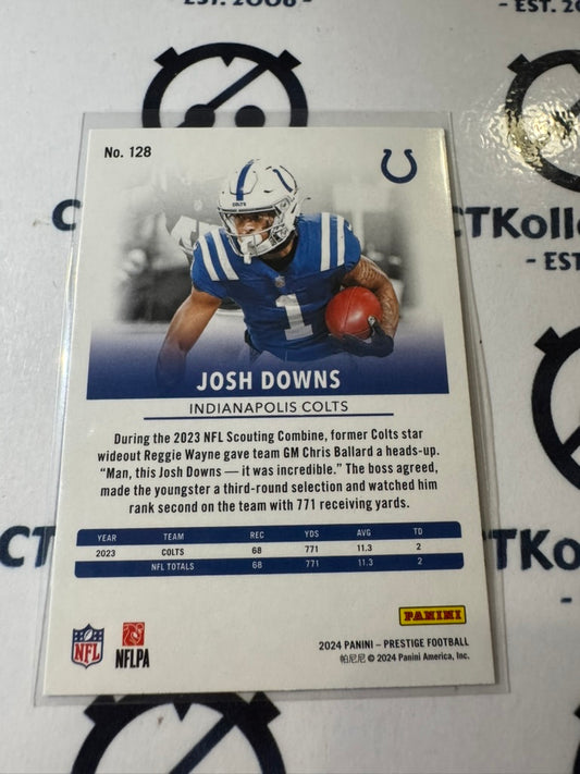 2024 NFL Prestige Dots Xtra Points #128 Josh Downs Indianapolis Colts