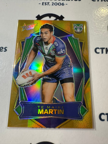 2026 Select NRL League Heroes Luminous Base #L188 Te Maire Martin Warriors
