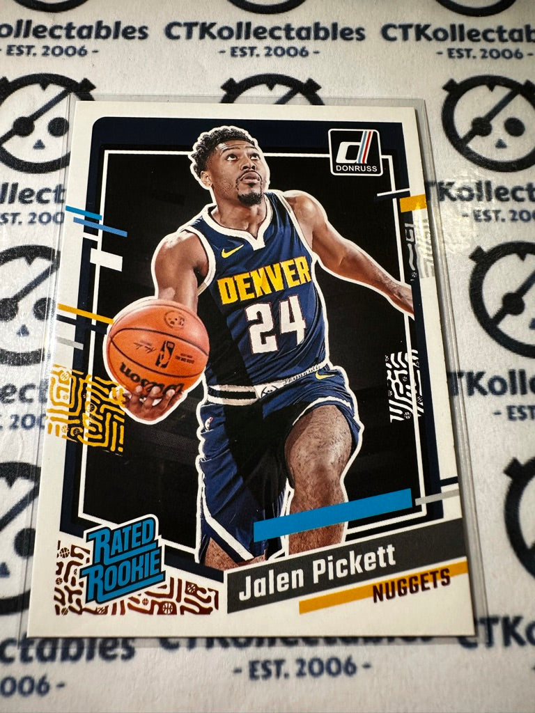 2023-24 NBA Panini Donruss Jalen Pickett Rated Rookie #217 Nuggets