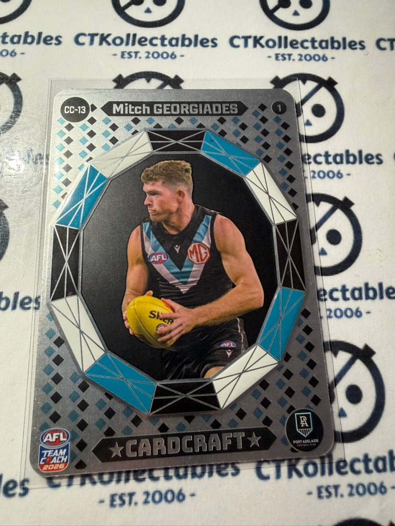 2026 Teamcoach AFL Cardcraft CC-13 Mitch Georgiades #1 Power